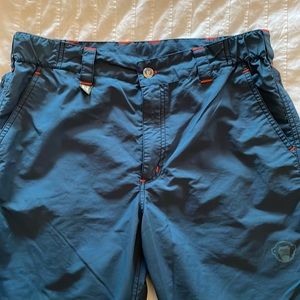 Howler Brothers Blue Medium Nylon Adventure Hiking Pants (34/35 x 31) - $80 new